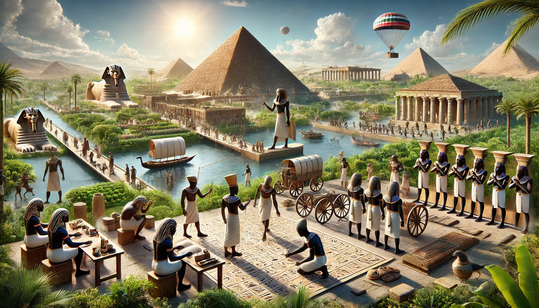 What Are Some Major Achievements of Ancient Kemet?